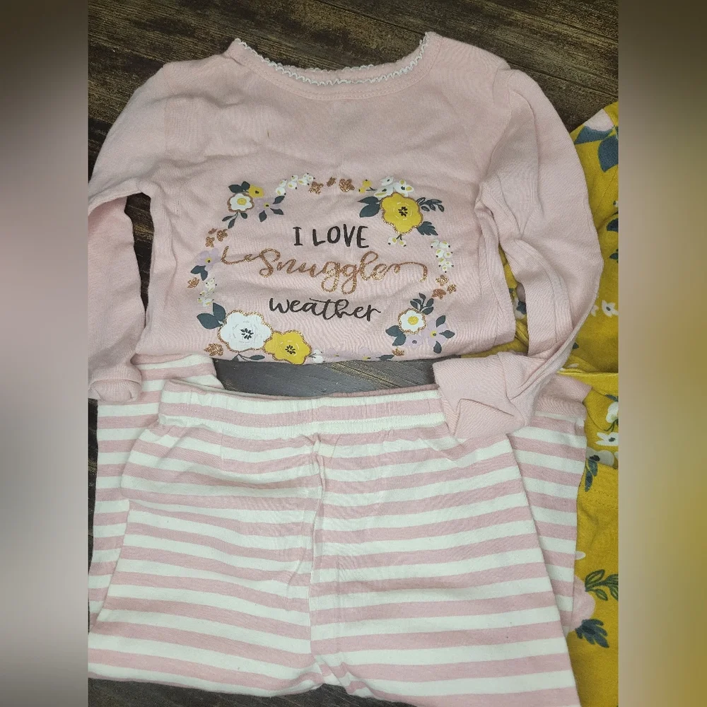NWOT 2 pack koala kids 24 months toddler girl pajamas